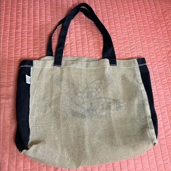 Freebird by Steven Burlap Jute Reusable Tote Bag - Picture 6 of 7